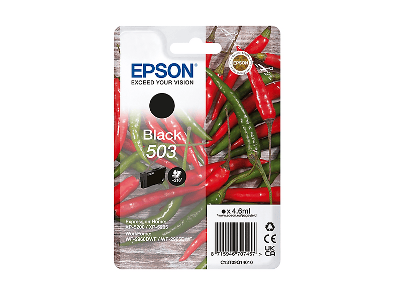 Cartuccia Epson Peperoncino 503 Nero
