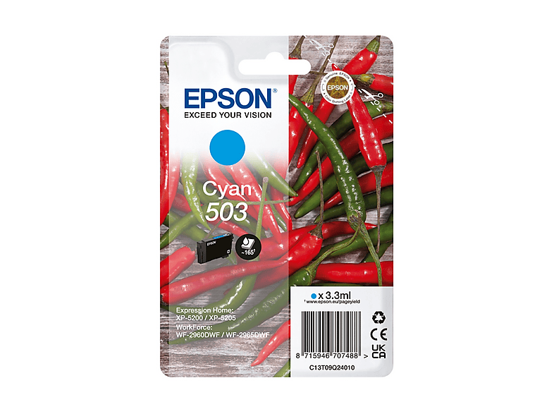 Cartuccia EPSON Peperoncino 503 Ciano