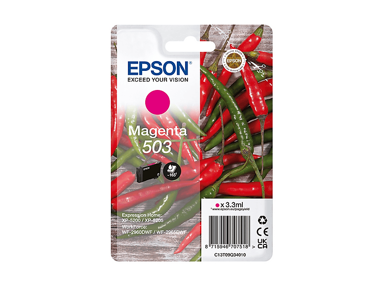 Cartuccia Epson Peperoncino 503 Magenta