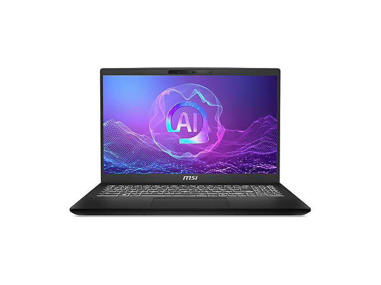 MSI Modern 15 H AI C2HM-269IT NOTEBOOK, 15,6 ”, processore Intel® Core Ultra 9 285H, Arc™ GPU, RAM 32 GB, 1000 GB SSD, Nero siderale, Windows 11 Home