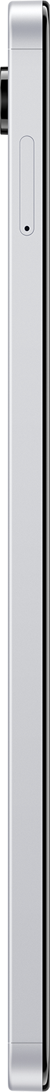 Un appareil métallique de grande taille avec un dessus arrondi. Il a un design rectangulaire, avec un bouton et une bande noire sur le côté.