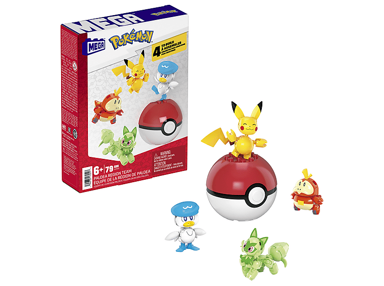 Thumbnail - MEGA HPX92 Pokémon Paldea Region Team Bausatz Mehrfarbig