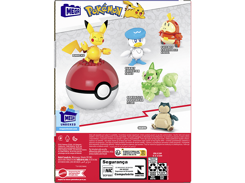 Thumbnail - MEGA HPX92 Pokémon Paldea Region Team Bausatz Mehrfarbig