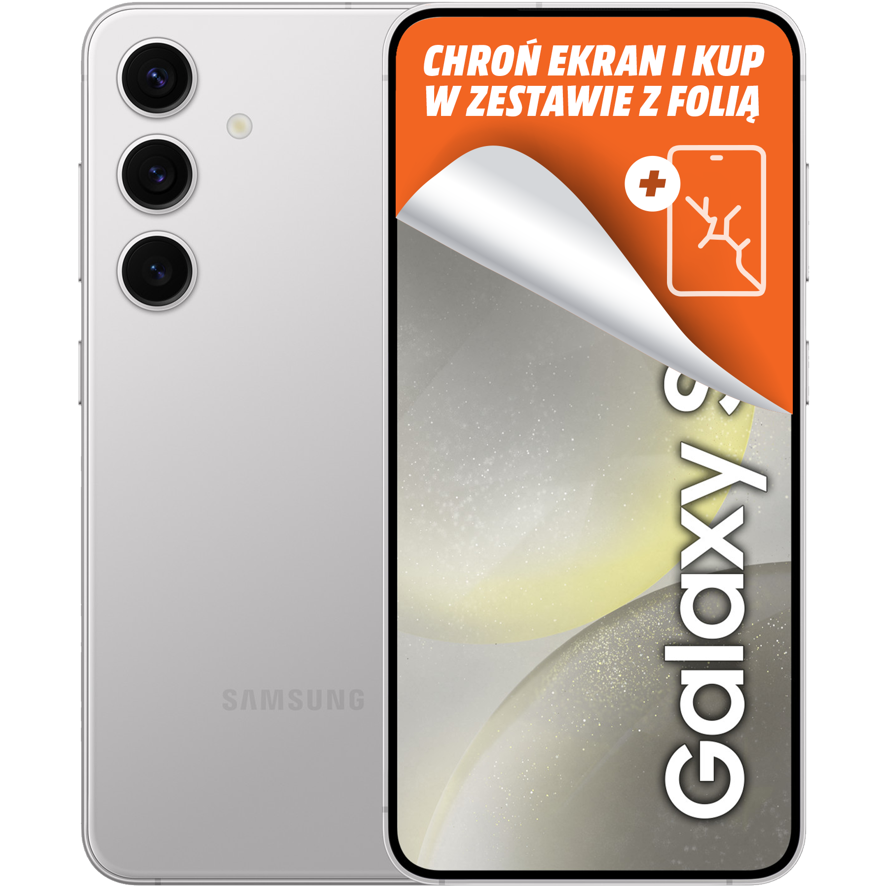 Smartfon SAMSUNG Galaxy S24 5G 8/128GB Szary (Marble Gray) SM