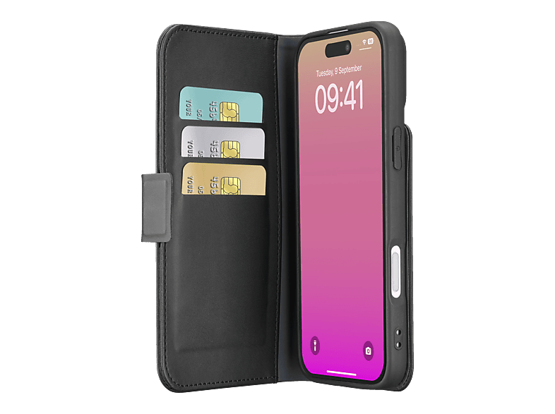 Thumbnail - CELLULAR LINE Book Agenda, Bookcover, Apple, iPhone 17, Schwarz