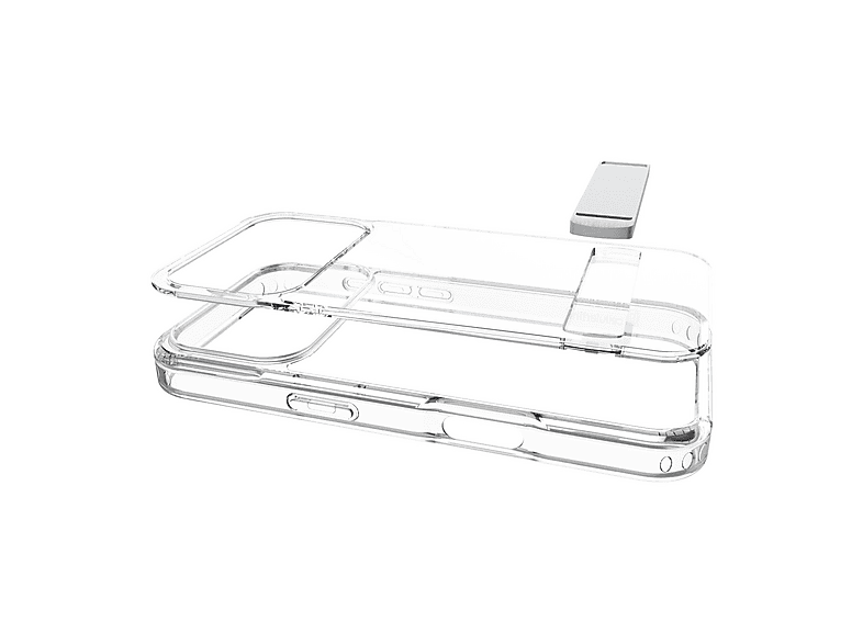 Thumbnail - CELLULAR LINE Clear Stand, Backcover, Apple, iPhone 17 Pro, Transparent
