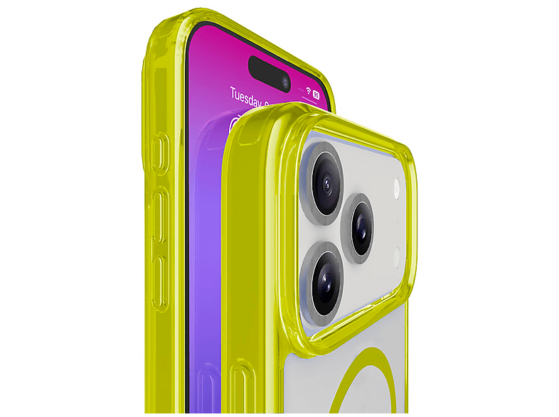 Thumbnail - CELLULAR LINE Iconic Mag, Backcover, Apple, iPhone 17 Pro, Limette