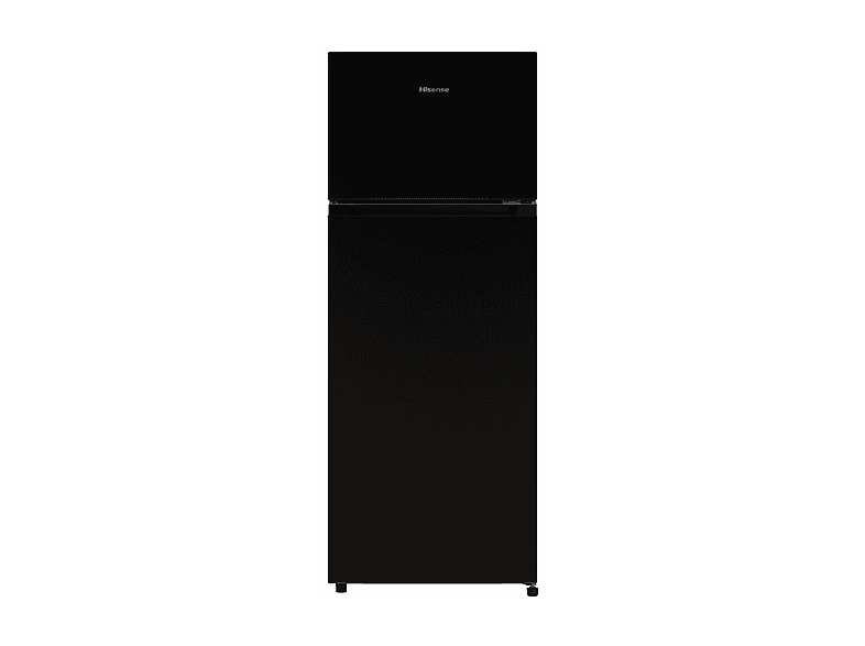 Hisense Rt267D4Abe Frigorifero Doppia Porta, dimensioni 55 cm x 143.6 54.2 cm, capacità netta totale 206 litri, nero, classe E