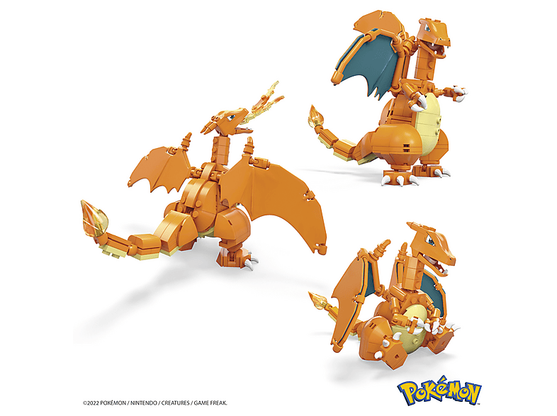 Thumbnail - MEGA GWY77 Pokémon Glurak Bausatz, Mehrfarbig