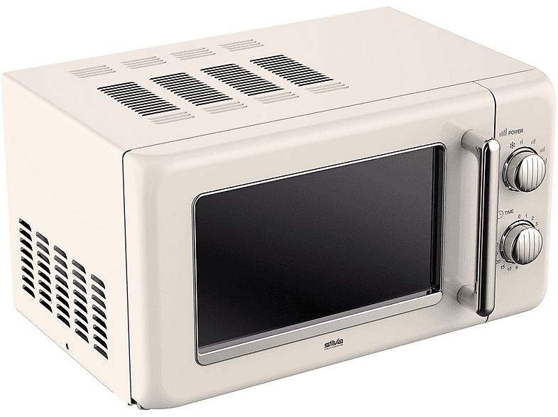 Silva-Schneider MW-R 25.3 Retro-Mikrowelle (700 Watt, Freistehend, 20 l, Beige) — Foto 3 von 5