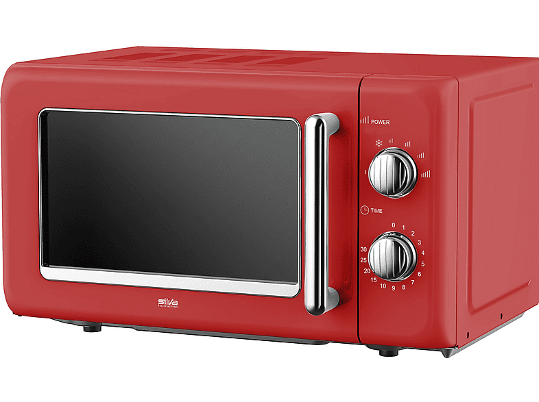 Silva MW-R 25.3 rot Mikrowelle Rot 700 W