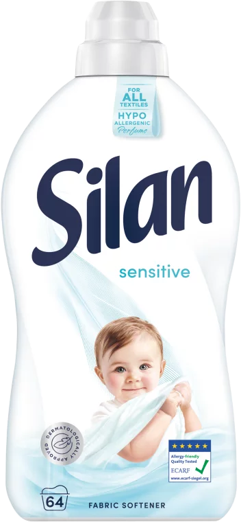 SILAN Silan Sensitive öblítő 64 mosáshoz, 1,408 l