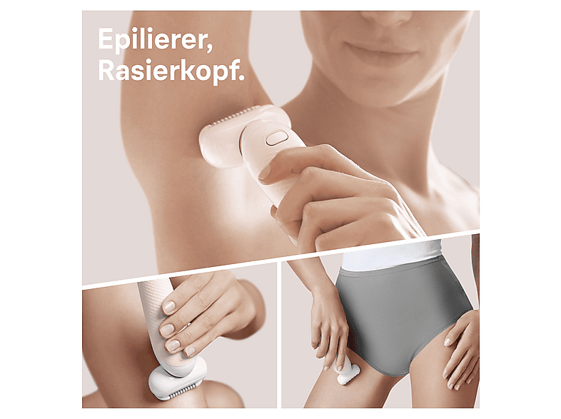 Thumbnail - BRAUN Silk-épil 9-006 3D Geschenkedition Epilierer, Weiß/Gold