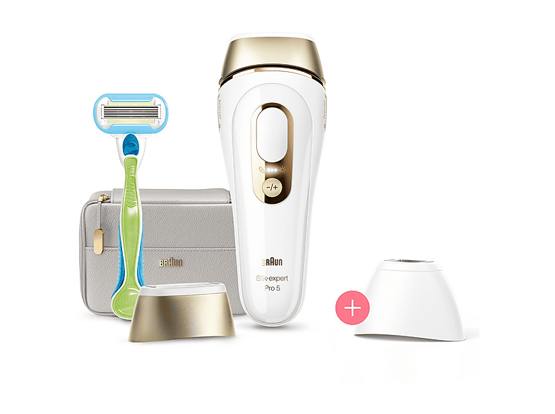Thumbnail - BRAUN Silk-expert Pro 5 IPL PL5154, Geschenkedition, Weiß/Gold