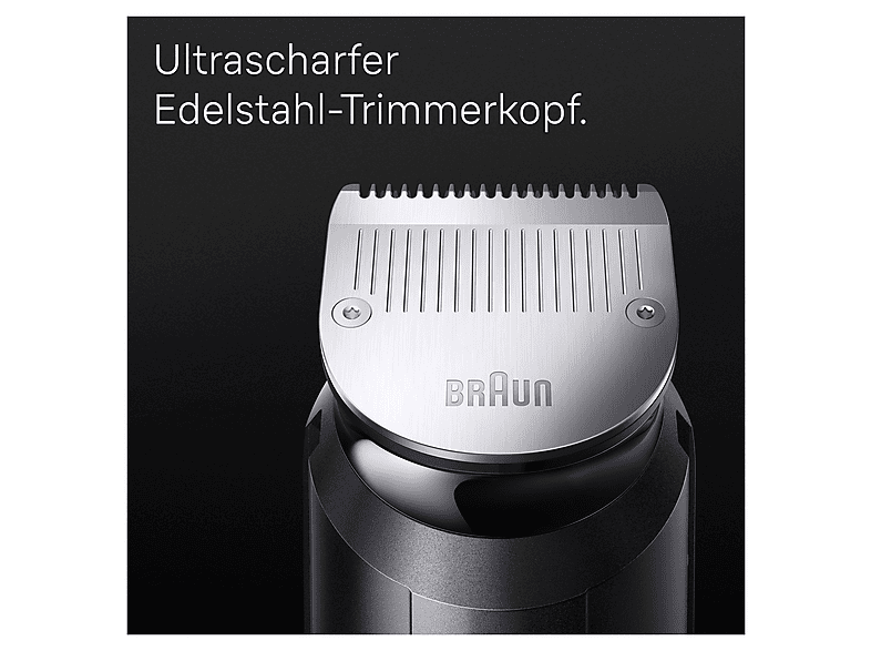 Thumbnail - BRAUN MGK 7440 ALL-IN-ONE STYLE KIT BF25 Series 7, Multigroomer, Schwarz/Grau