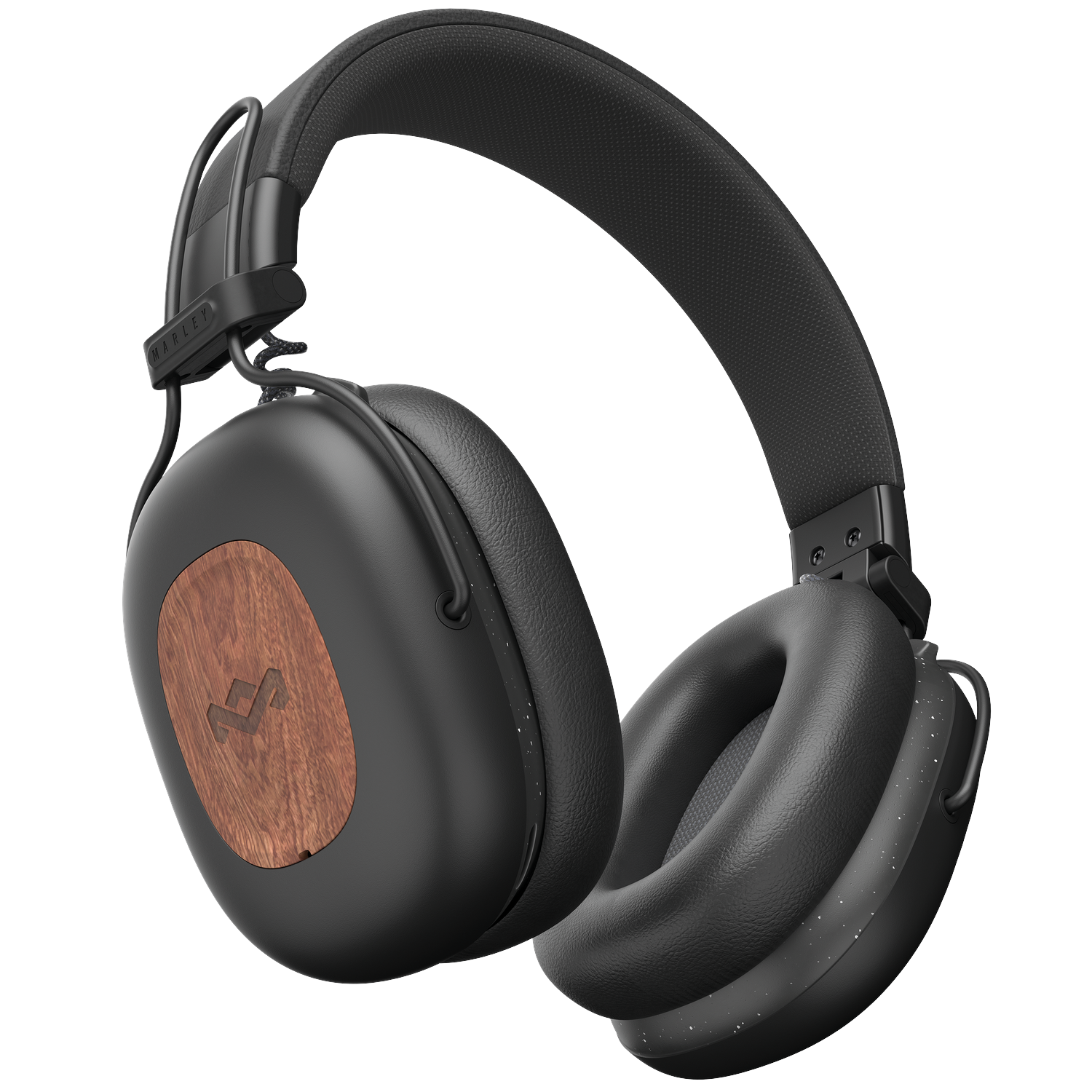 House Of Marley Positive Vibration Rebel Anc Sb Hoofdtelefoon Zwart afbeelding