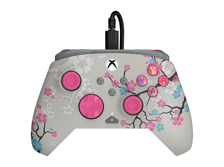 Mando Xbox - Turtle Beach Rematch Advanced, Para Xbox, Cable, Gris/Rosa