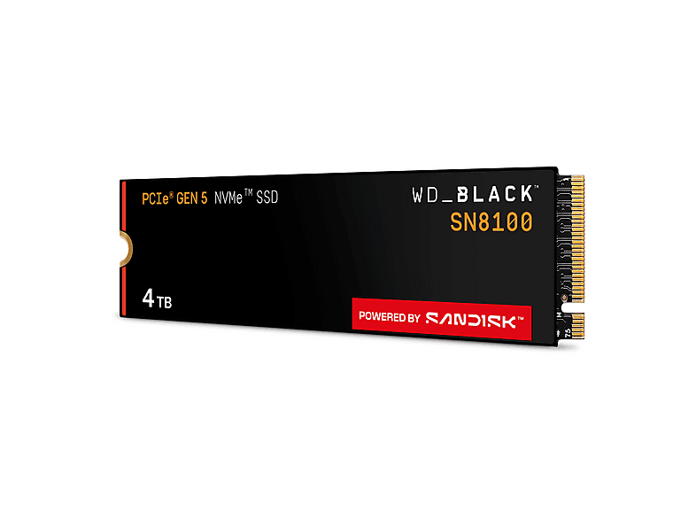 Thumbnail - WD_BLACK™ SN8100 NVMe™ POWERED BY SANDISK, Lesen 14.900 MB/s, Schreiben 14.000 MB/s Festplatte, 4 TB SSD M.2 via PCIe, i...
