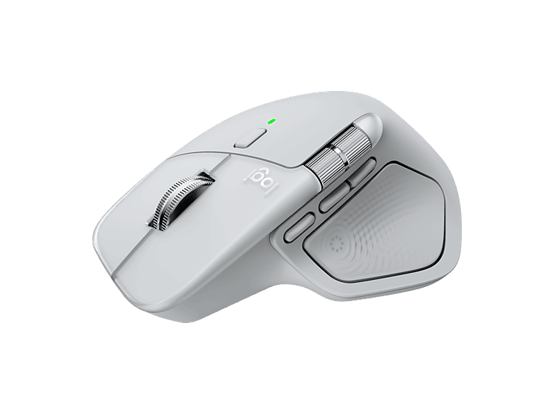 Ratón inalámbrico - Logitech MX Master 4 para Mac, 8000ppp, Carga rápida, Clics silenciosos, Bluetooth-USB, PC-Mac, Personalizable, Gris