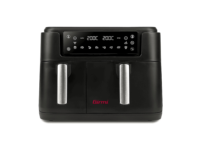 GIRMI FG26 Friggitrice ad aria FRIGGITRICE AD ARIA, capacità 9 l, Max potenza 2400 W, Nera