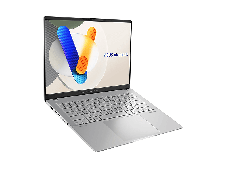 Asus Vivobook S14 M5406, 14", processore AMD Ryzen AI 7 350, 24 GB, 512 GB Ssd, Silver Notebook