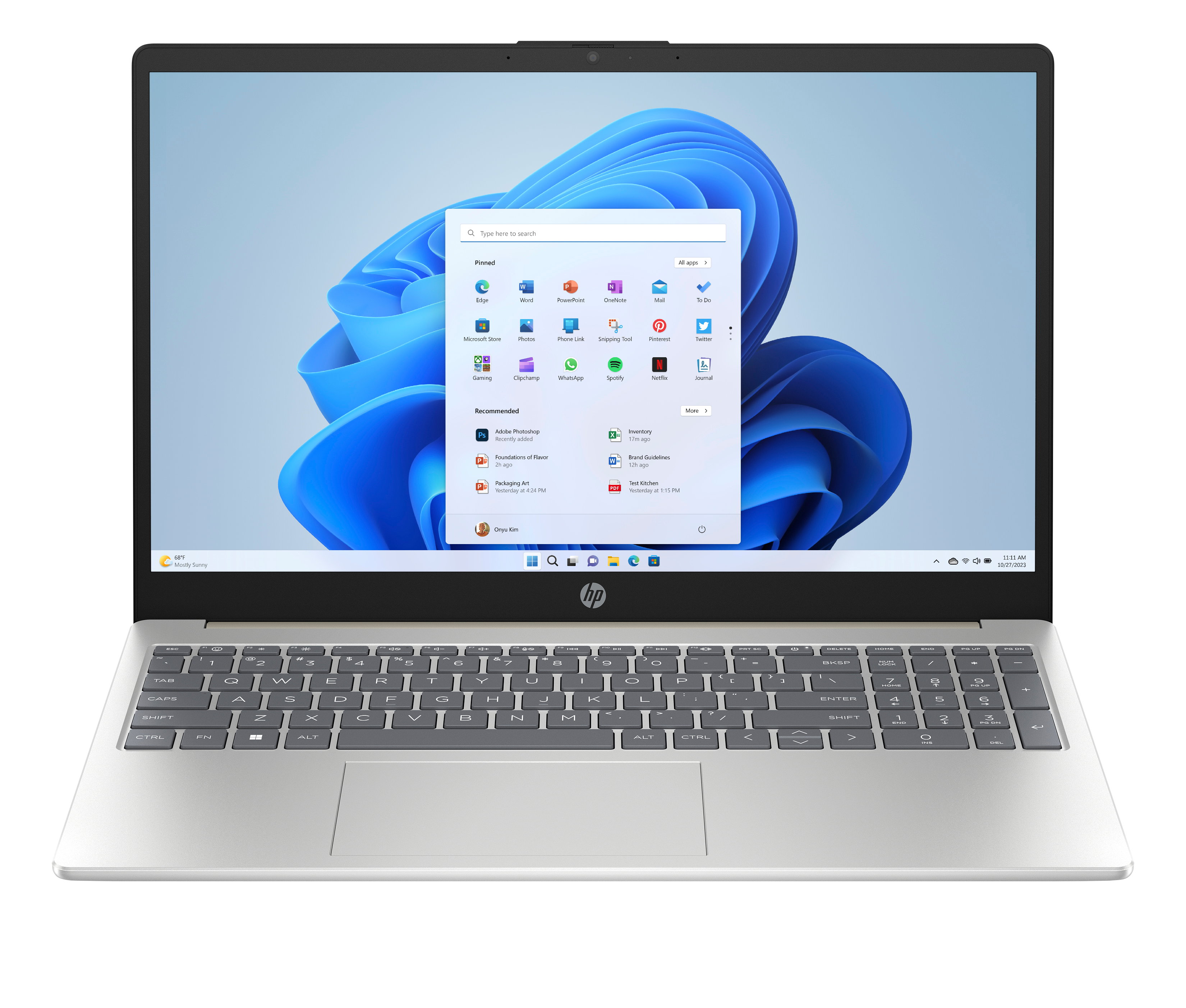 Laptop HP 15-fd1042nw / Intel Core Ultra 7 155H / 16 GB RAM / 512