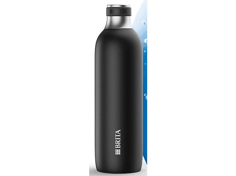 Brita sodaTRIO Ze Stali Nierdzewnej 1l Czarny