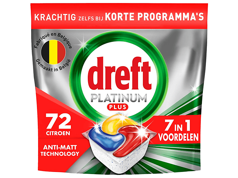 Dreft Vaatwastablet 72 Stuks