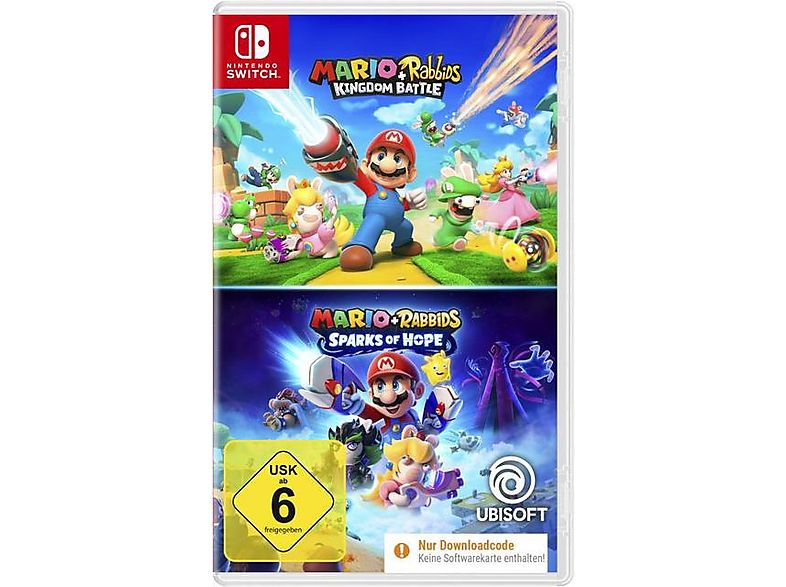Mario + Rabbids Compilation: Kingdom Battle + Sparks of Hope - Nintendo Switch [Download Code]