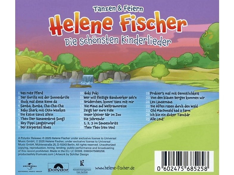 Thumbnail - Helene Fischer - Die schönsten Kinderlieder, Tanzen & Feiern (CD)