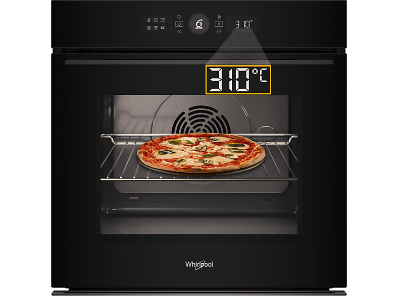 Piekarnik WHIRLPOOL WOI5S8PM1SBA Elektryczny Czarny A+