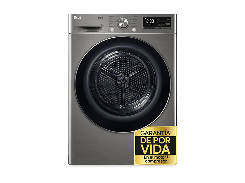 LG – Secadora LG 9 kg Condensación, Bomba de calor – RH90V9PV2N.