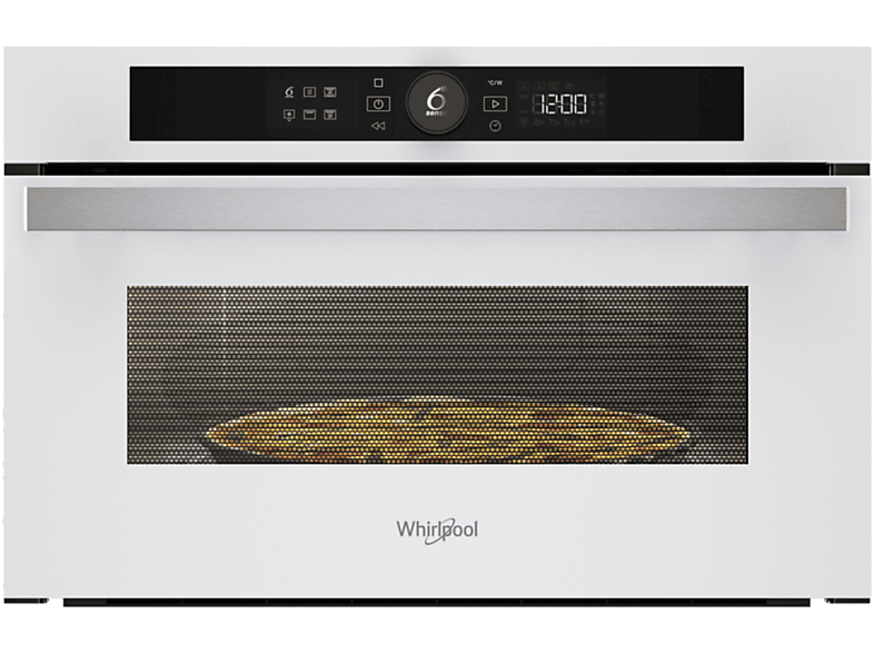 Kuchenka mikrofalowa z grillem do zabudowy WHIRLPOOL WMD44MW Crisp 1000W 31l Biały