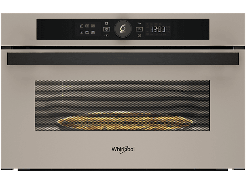 Kuchenka mikrofalowa z grillem do zabudowy WHIRLPOOL WMD44ME Crisp 1000W 31l Beżowy
