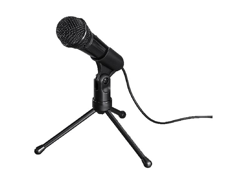 Micrófono - Hama MIC-P35 AllRound (139905), Trípode, Negro