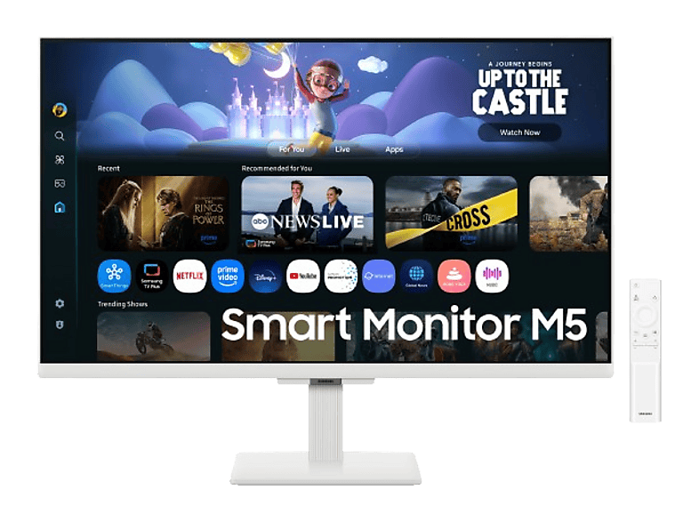 REACONDICIONADO Seminuevo Muy bueno Monitor - Samsung SMART M50F LS27FM501EUXEN, 27" Full-HD, 60 Hz, 0.5 ms, IPS (Conmutación en el plano), Blanco