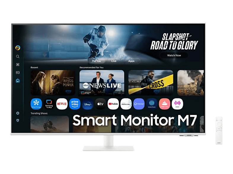 REACONDICIONADO Seminuevo Muy bueno Monitor - Samsung SMART M70F LS32FM701UUXEN, 32" Full-HD, 60 Hz, 0.04 ms, VA (Alineación Vertical), Blanco
