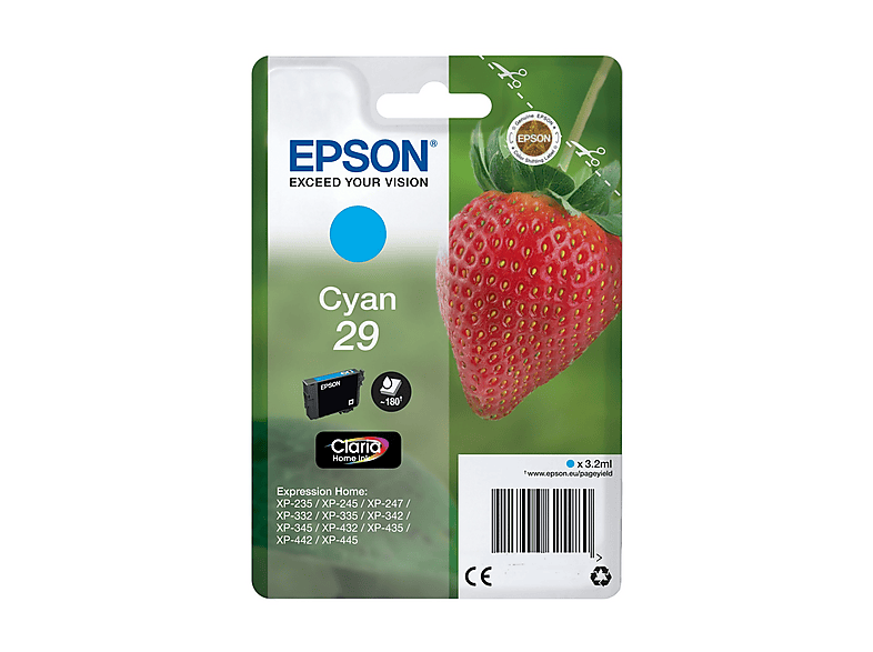 Cartuccia EPSON Fragola 29 Ciano