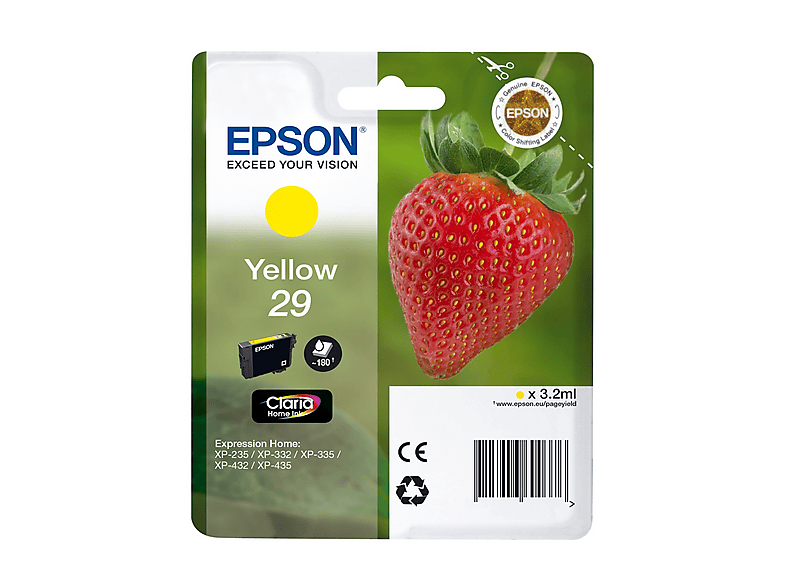 Cartuccia EPSON Fragola 29 Giallo