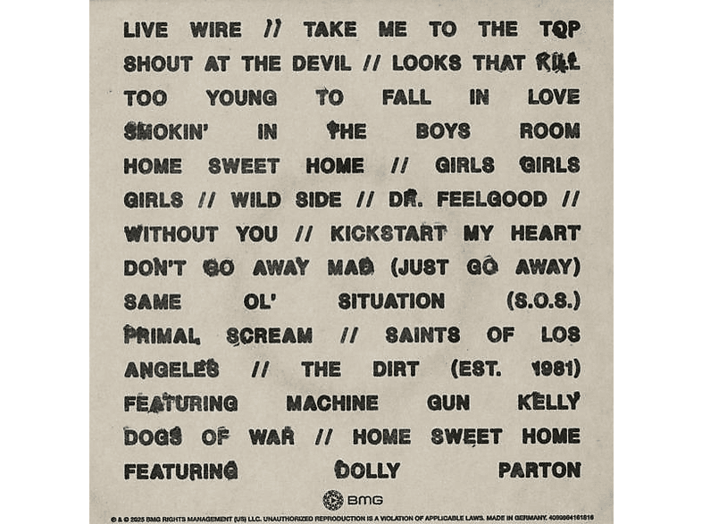 Thumbnail - Mötley Crüe - From the Beginning (CD)