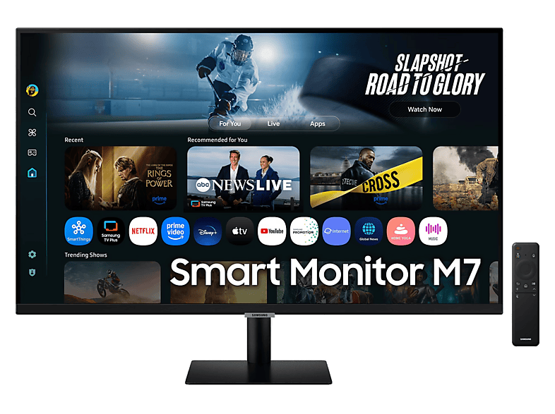 Monitor SAMSUNG Smart M7 LS32FM700UUXDU 32 UHD 4K VA 4ms Tizen HDR10 Czarny