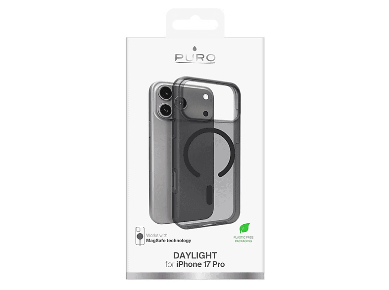 Etui SBS Daylight do iPhone 17 Pro Półprzezroczysty czarny – zdjęcie 3