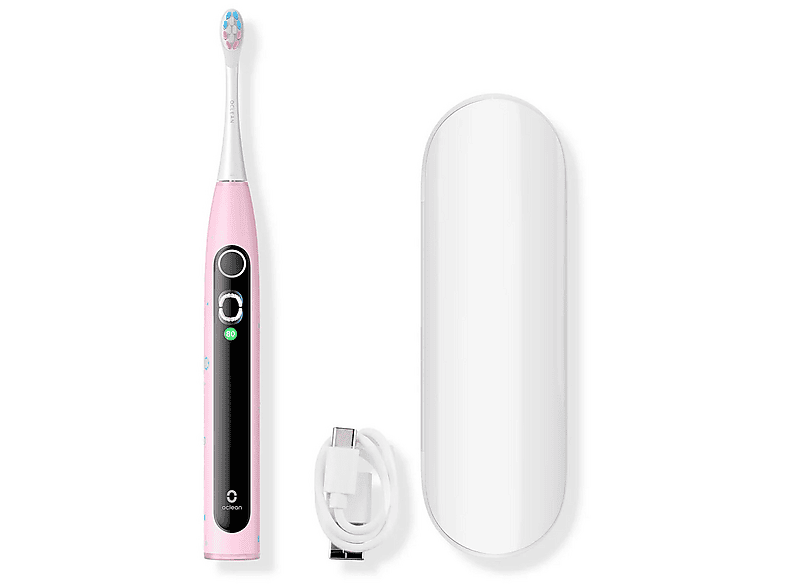 Szczoteczka soniczna OCLEAN X Kids S Różowy + etui – zdjęcie 2