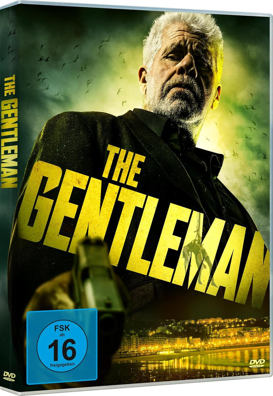 Filmcover: Ein Mann mit einer Waffe. Der Titel 'The Gentleman' ist prominent. Der Hintergrund zeigt eine Stadt bei Nacht.