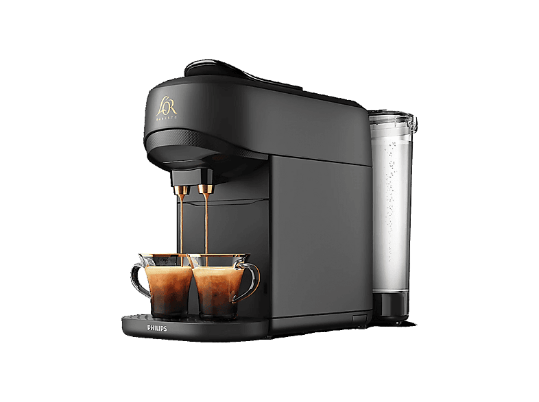 Cafetera de cápsulas - Philips LM9512/60 L'OR BARISTA ABSOLU, Presión Máx. 19.0 bar, Capacidad depósito 1.2 l, 1450 W, Negro