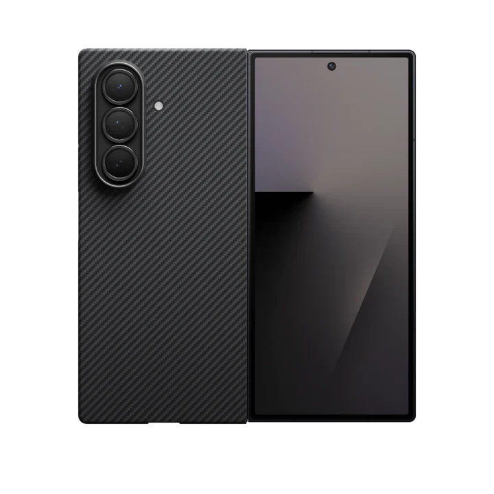 PITAKA Ultra-Slim Case Galaxy Z Fold7 MagSafe kompatibilis telefontok, fekete-szürke (FBFold7)