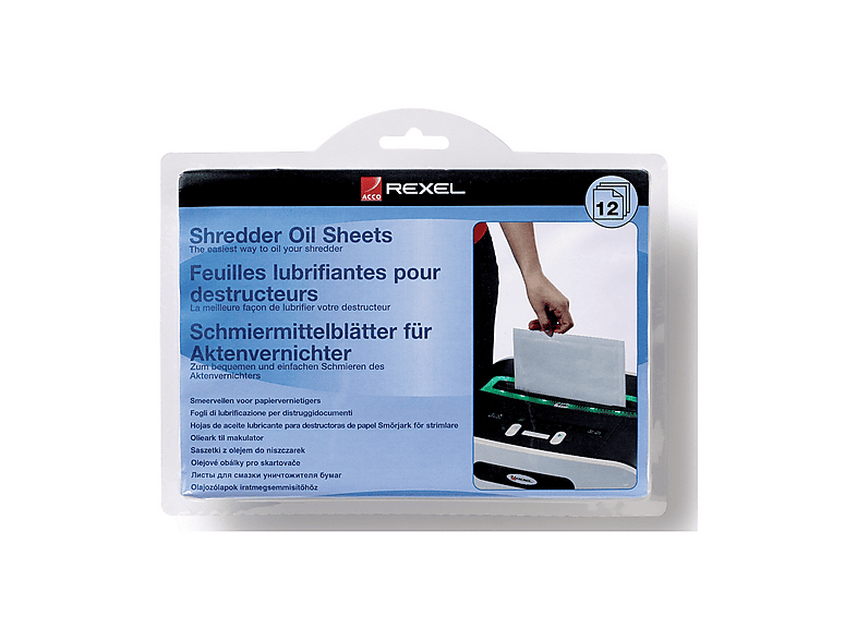 Fogli lubrificanti Rexel 12