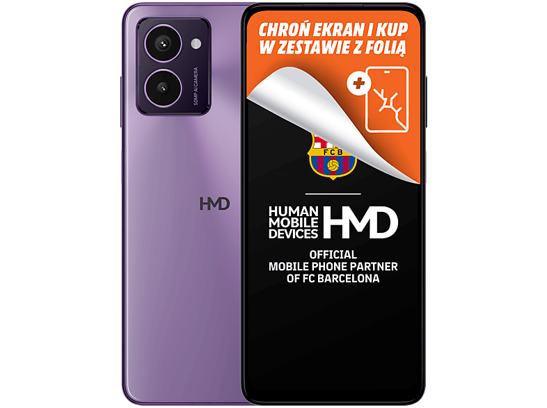 Smartfon HMD Pulse Pro 8/256GB Fioletowy (Twilight Purple)