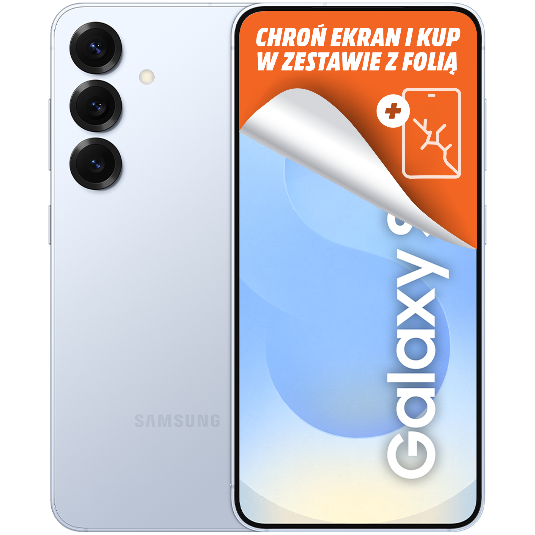 Smartfon SAMSUNG Galaxy S25 5G 12/256GB Niebieski (Icy Blue