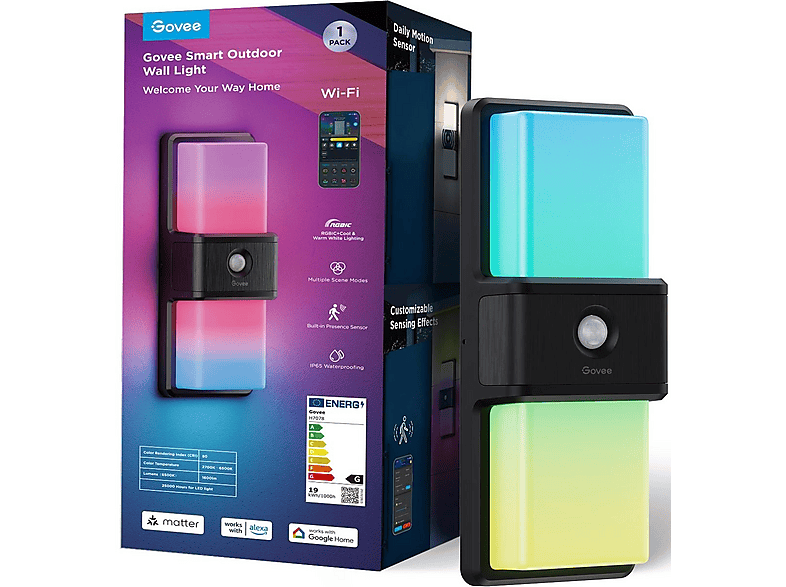 Govee Smart Outdoor; Wandleuchte — Foto 2 von 2